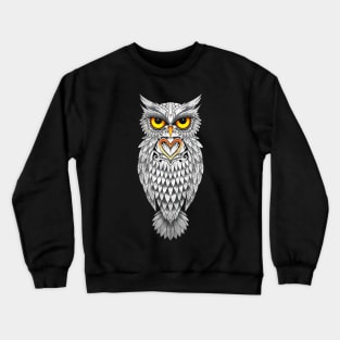 Owl Art Celtic Crewneck Sweatshirt